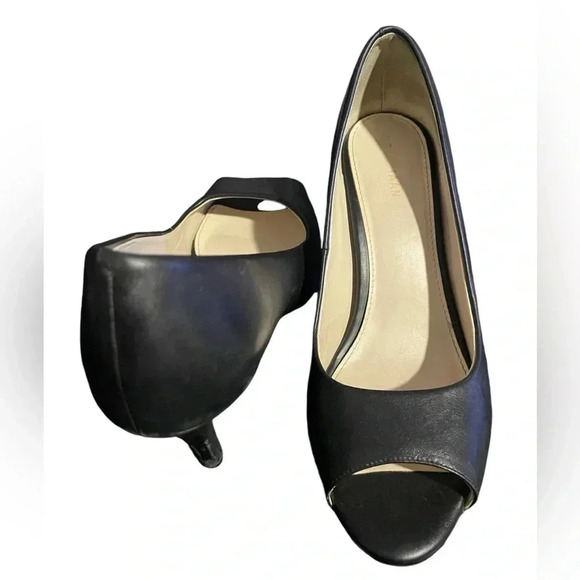 Cole Haan peep toe heels - Picture 4 of 4